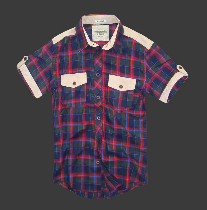 Nueva Abercrombie Fitch Hombres Algodón camiseta de verano AF6841